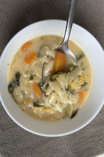Broccoli Orzo Soup