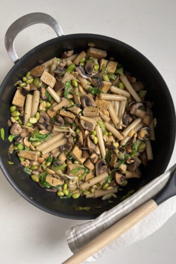 Pak Choy, Mushrooms and Edamame Noodles cover photo
