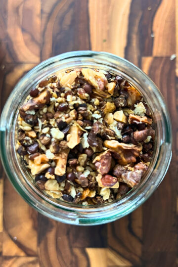 crunchy tipping jar above
