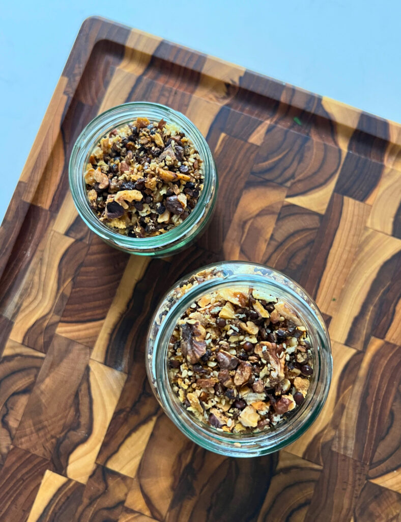 crunchy tipping2 jars above