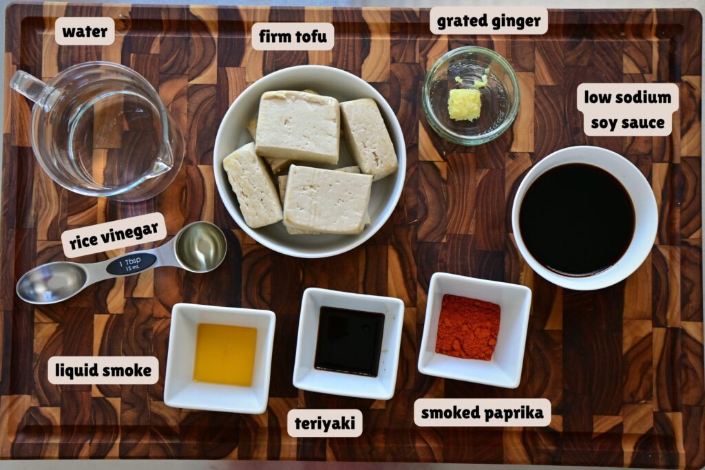 smoked tofu cubes ingredients