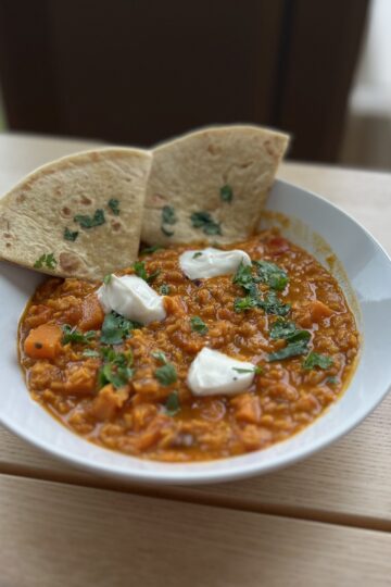 red lentil dal