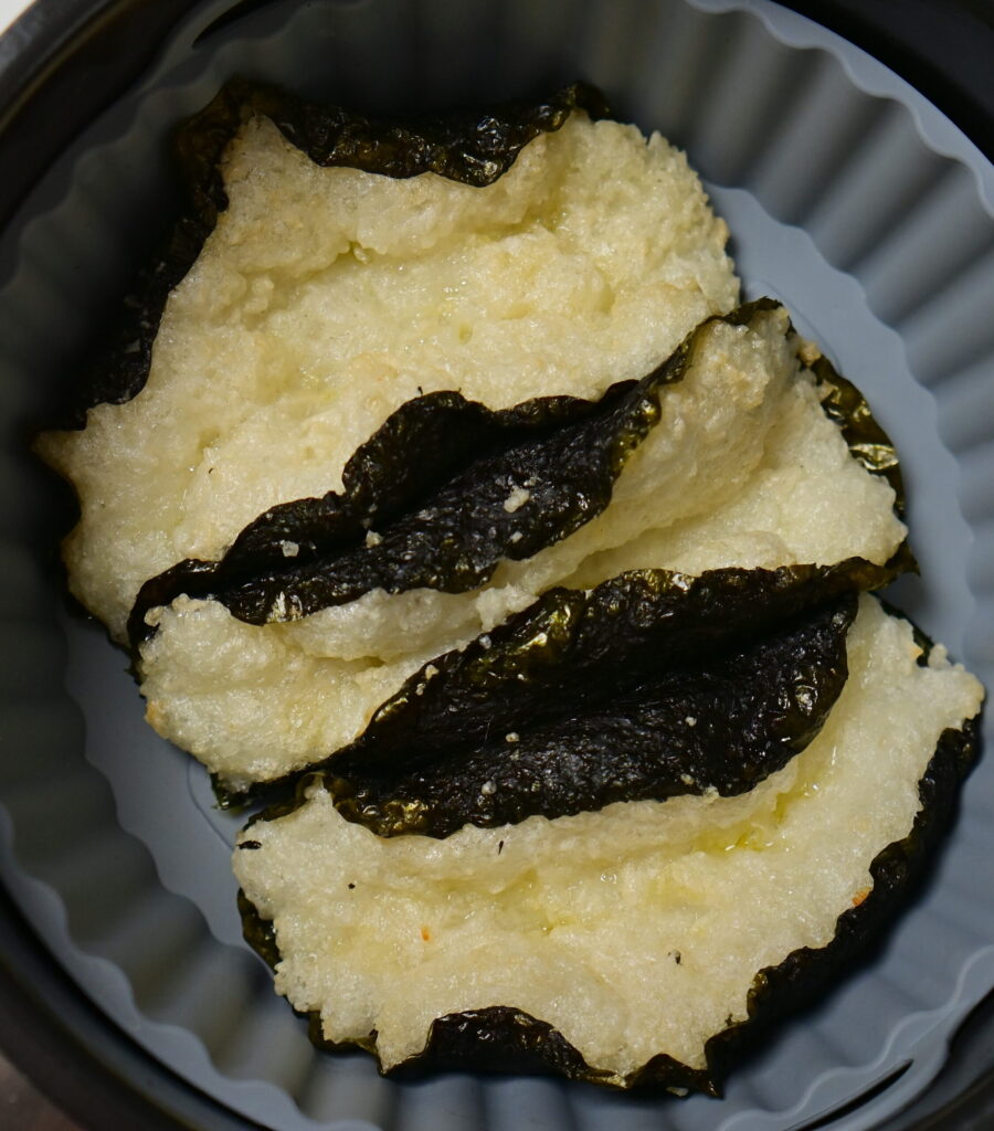 sushi tacos shells in air fryer