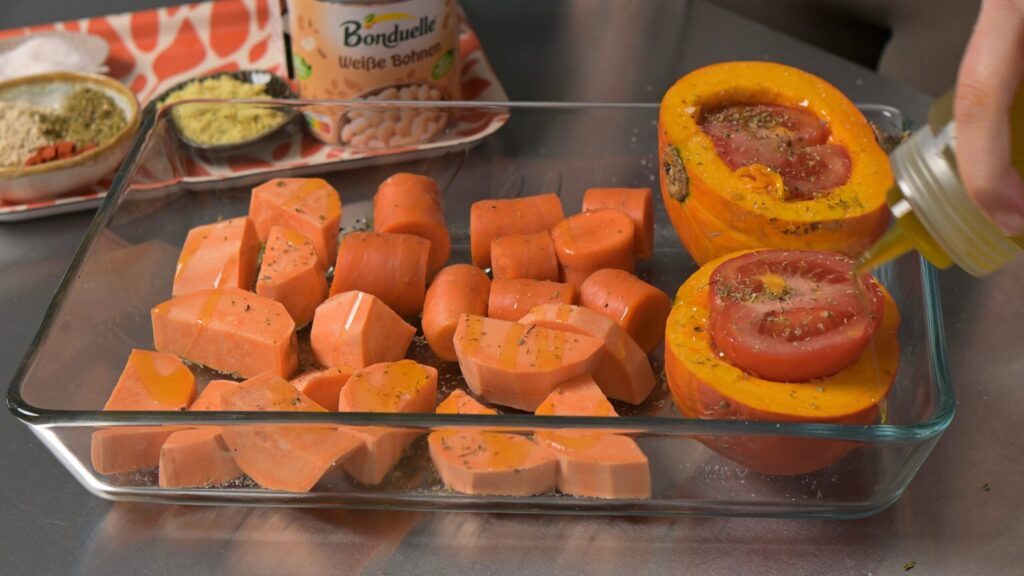 Prep, season and bake