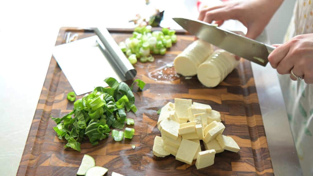 Prepare the tofu